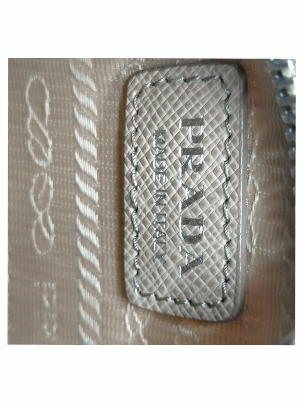 Authentic Prada Nylon Shoulder Bag Chain Strap Mini Hobo Bag - Picture 14 of 16